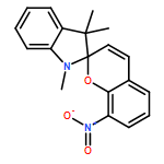 Spiro[2H-1-benzopyran-2,2'-[2H]indole], 1',3'-dihydro-1',3',3'-trimethyl-8-nitro-