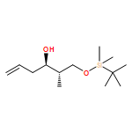 5-Hexen-3-ol, 1-[[(1,1-dimethylethyl)dimethylsilyl]oxy]-2-methyl-,(2S,3R)-