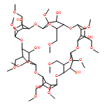 α-Cyclodextrin, 2A,2B,2C,2D,2E,2F,6A,6B,6C,6D,6E,6F-dodeca-O-methyl-