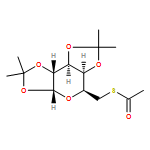 α-D-Galactopyranose, 1,2:3,4-bis-O-(1-methylethylidene)-6-thio-, 6-acetate