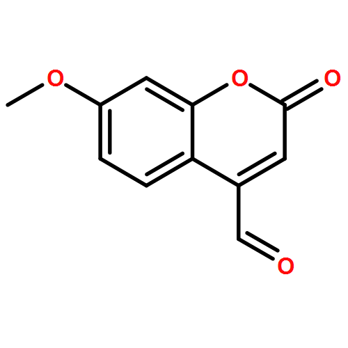 2H-1-Benzopyran-4-carboxaldehyde, 7-methoxy-2-oxo-