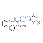 11-Oxa-2,4,9-triazatridec-2-enoic acid,8-carboxy-12,12-dimethyl-10-oxo-3-[[(phenylmethoxy)carbonyl]amino]-,1-(phenylmethyl) ester, (8S)-