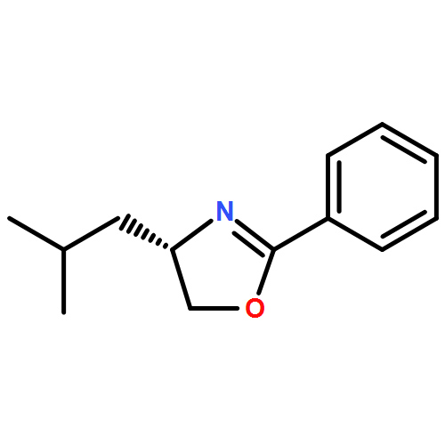 Oxazole, 4,5-dihydro-4-(2-methylpropyl)-2-phenyl-, (4S)-