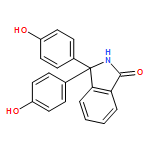 1H-Isoindol-1-one, 2,3-dihydro-3,3-bis(4-hydroxyphenyl)-