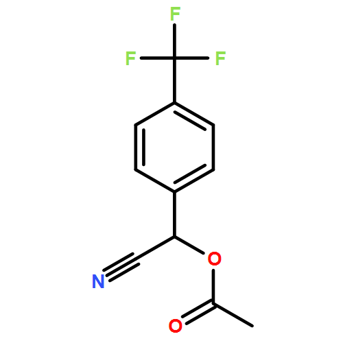 Benzeneacetonitrile, α-(acetyloxy)-4-(trifluoromethyl)-, (αS)-