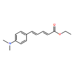 2,4-Pentadienoic acid, 5-[4-(dimethylamino)phenyl]-, ethyl ester, (2E,4E)-