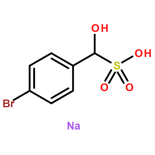 Benzenemethanesulfonic acid, 4-bromo-a-hydroxy-, monosodium salt