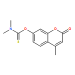 Carbamothioic acid, dimethyl-,O-(4-methyl-2-oxo-2H-1-benzopyran-7-yl) ester