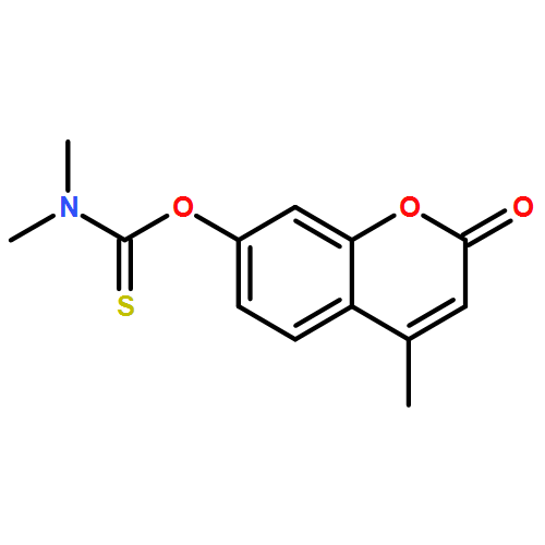 Carbamothioic acid, dimethyl-,O-(4-methyl-2-oxo-2H-1-benzopyran-7-yl) ester