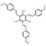 2,4,6-tris[2-(4-methoxyphenyl)diazenyl]-1,3,5-Benzenetriamine