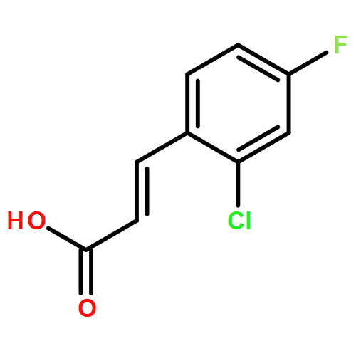 2-Propenoic acid, 3-(2-chloro-4-fluorophenyl)-, (2E)-