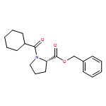 L-Proline, 1-(cyclohexylcarbonyl)-, phenylmethyl ester