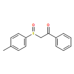 Ethanone, 2-[(4-methylphenyl)sulfinyl]-1-phenyl-