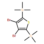 Thiophene, 3,4-dibromo-2,5-bis(trimethylsilyl)-