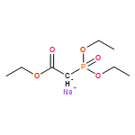 Acetic acid, 2-(diethoxyphosphinyl)-, ethyl ester, ion(1-), sodium (1:1)