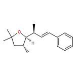 Furan,tetrahydro-2,2,4-trimethyl-5-[(1R,2E)-1-methyl-3-phenyl-2-propenyl]-,(4S,5S)-rel-