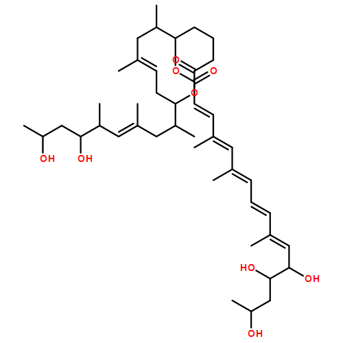 2,4,6,8,10-Hexadecapentaenoic acid, 12,13,15-trihydroxy-4,6,10-trimethyl-, (6S,7S,9E,12R)-12-[(1S,3E,5R,6R,8R)-6,8-dihydroxy-1,3,5-trimethyl-3-nonen-1-yl]-7,9-dimethyl-2-oxooxacyclododec-9-en-6-yl ester, (2E,4Z,6E,8E,10E,12S,13S,15S)-