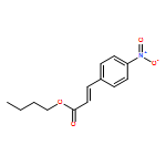 2-Propenoic acid, 3-(4-nitrophenyl)-, butyl ester, (2E)-