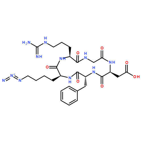 Cyclo(L-arginylglycyl-L-α-aspartyl-D-phenylalanyl-6-azido-L-norleucyl)