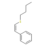 Benzene, [2-(butylthio)ethenyl]-, (Z)-