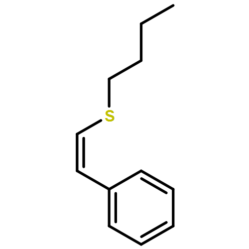 Benzene, [2-(butylthio)ethenyl]-, (Z)-