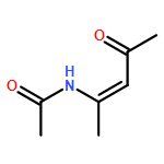 Acetamide, N-(1-methyl-3-oxo-1-butenyl)-, (Z)-