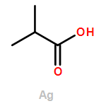 Propanoic acid, 2-methyl-, silver(1 ) salt (1:1)