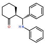 Cyclohexanone, 2-[(R)-phenyl(phenylamino)methyl]-, (2S)-rel-