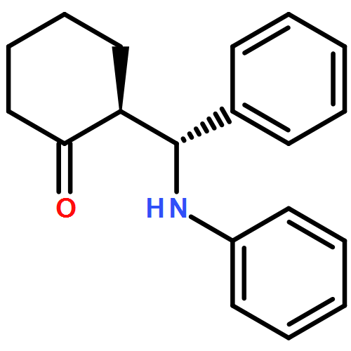 Cyclohexanone, 2-[(R)-phenyl(phenylamino)methyl]-, (2S)-rel-