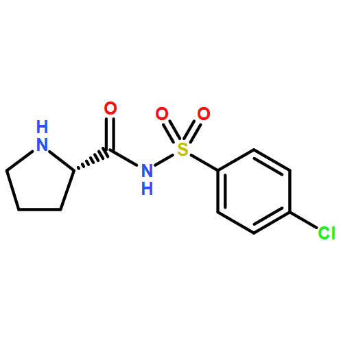 2-Pyrrolidinecarboxamide, N-[(4-chlorophenyl)sulfonyl]-, (2S)-