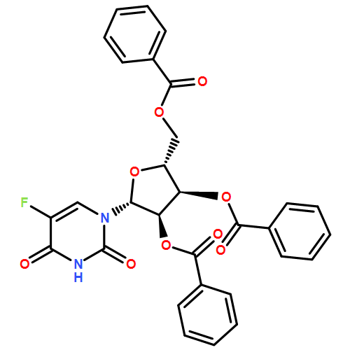 Uridine, 5-fluoro-, 2',3',5'-tribenzoate