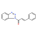 2-Propen-1-one, 1-(1H-benzotriazol-1-yl)-3-phenyl-, (2E)-