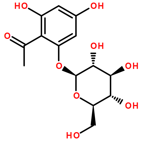 2-acetyl-3,5-dihydroxyphenyl beta-D-glucopyranoside