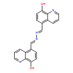 5-Quinolinecarboxaldehyde, 8-hydroxy-, 2-[(8-hydroxy-5-quinolinyl)methylene]hydrazone