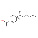 1-Cyclohexene-1-carboxylic acid, 4-[(1S)-1,5-dimethyl-3-oxohexyl]-, (4R)-