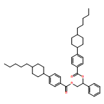 Benzoic acid, 4-(trans-4-pentylcyclohexyl)-, 1,1'-[(1R)-1-phenyl-1,2-ethanediyl] ester