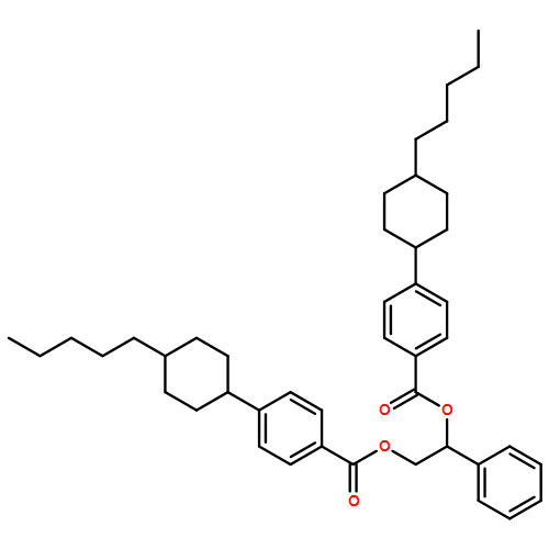 Benzoic acid, 4-(trans-4-pentylcyclohexyl)-, 1,1'-[(1R)-1-phenyl-1,2-ethanediyl] ester