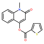 2-Thiophenecarboxylic acid, 1,2-dihydro-1-methyl-2-oxo-4-quinolinylester