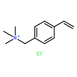 (4-ethenylphenyl)-N,N,N-trimethylmethanaminium chloride