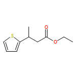 2-Thiophenepropanoic acid, β-methyl-, ethyl ester