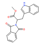 1H-Indole-3-propanoic acid, α-(1,3-dihydro-1,3-dioxo-2H-isoindol-2-yl)-, methyl ester, (αS)-