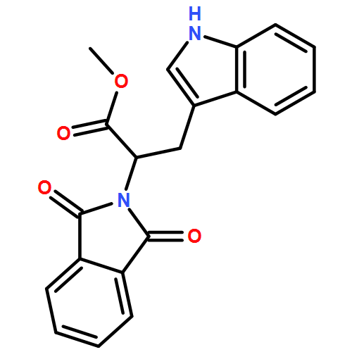 1H-Indole-3-propanoic acid, α-(1,3-dihydro-1,3-dioxo-2H-isoindol-2-yl)-, methyl ester, (αS)-