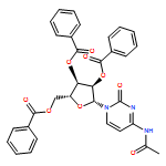 Cytidine, N-acetyl-, 2',3',5'-tribenzoate