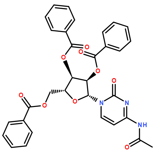 Cytidine, N-acetyl-, 2',3',5'-tribenzoate