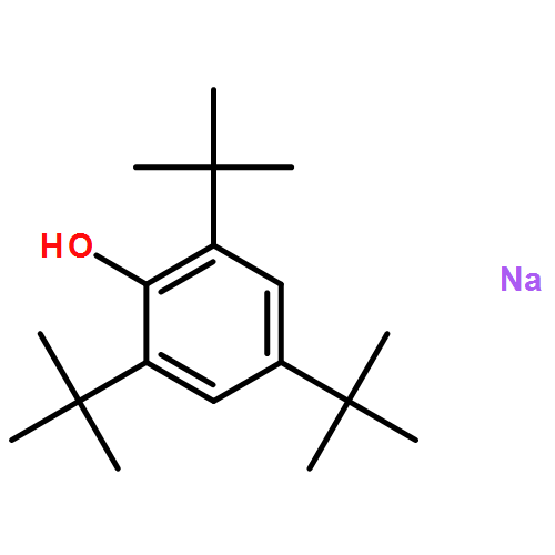 Phenol, 2,4,6-tris(1,1-dimethylethyl)-, sodium salt