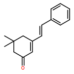 2-Cyclohexen-1-one, 5,5-dimethyl-3-(2-phenylethenyl)-, (E)-