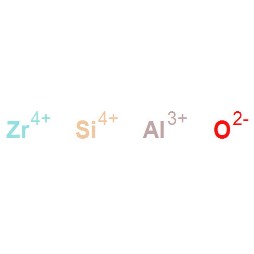 Aluminum silicon zirconium oxide