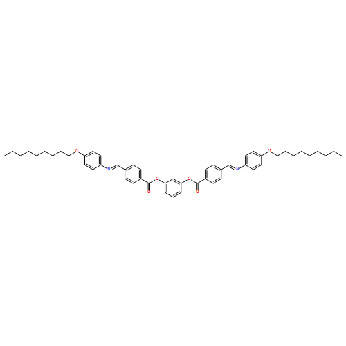 Benzoic acid, 4-[[(E)-[4-(nonyloxy)phenyl]imino]methyl]-, 1,3-phenyleneester