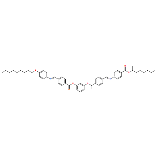 Benzoic acid,4-[(E)-[[4-[[(1-methylheptyl)oxy]carbonyl]phenyl]imino]methyl]-,3-[[4-[(E)-[[4-(nonyloxy)phenyl]imino]methyl]benzoyl]oxy]phenyl ester