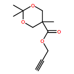 1,3-Dioxane-5-carboxylic acid, 2,2,5-trimethyl-, 2-propyn-1-yl ester 